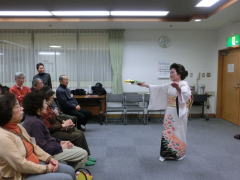 日本舞踊の今泉秀美さん