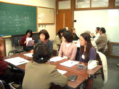 いろいろ日本語で意見交換しました