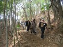 名瀬の雑木林の中