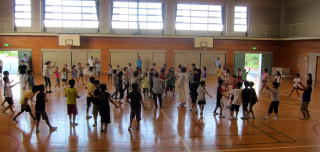 盆踊りの練習もしました。