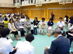 連合単位に、かつ幾つかのブロックに分かれ分科会