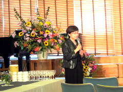 「緑園の子育て拠点に」と語る向田園長