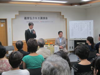 熱く語る義家氏(左)と坂井氏