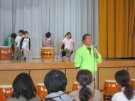 開催挨拶する後藤緑園地区社協会長