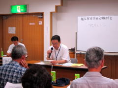 福祉保健計画を説明する石井課長